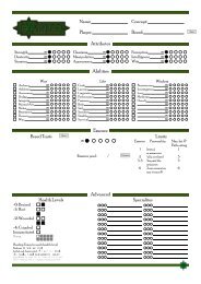 Mortal Character Sheet Exalted Character Sheets